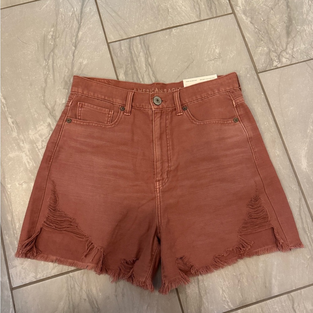 NWT American Eagle Outfitters Women's Distressed High Waisted Shorts